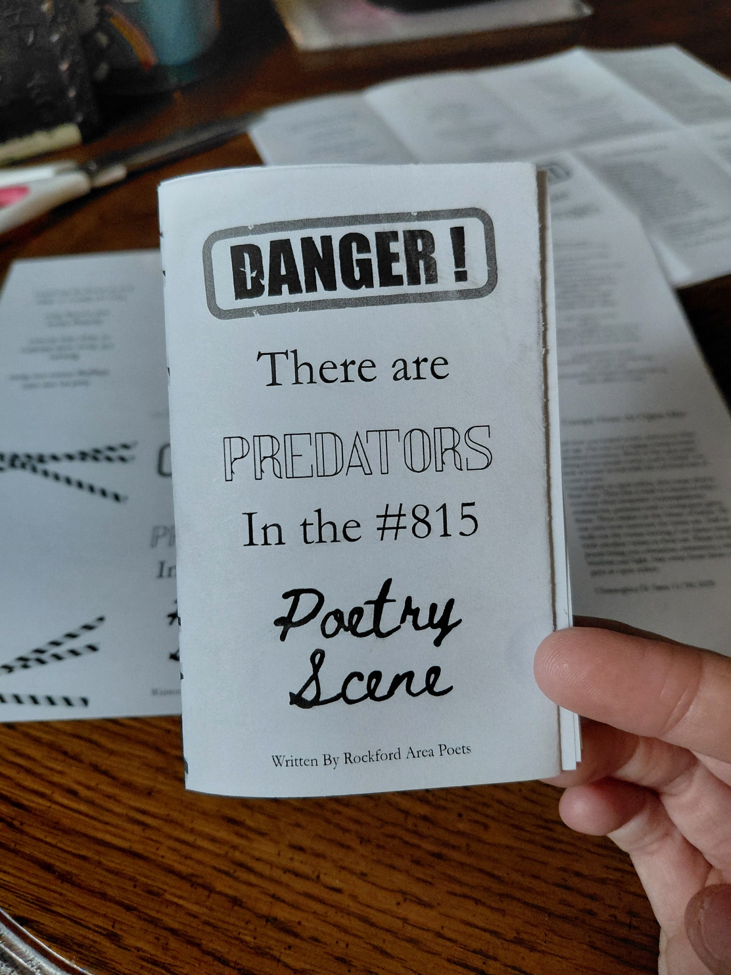 DANGER! Predators in the #815 -- mini zine