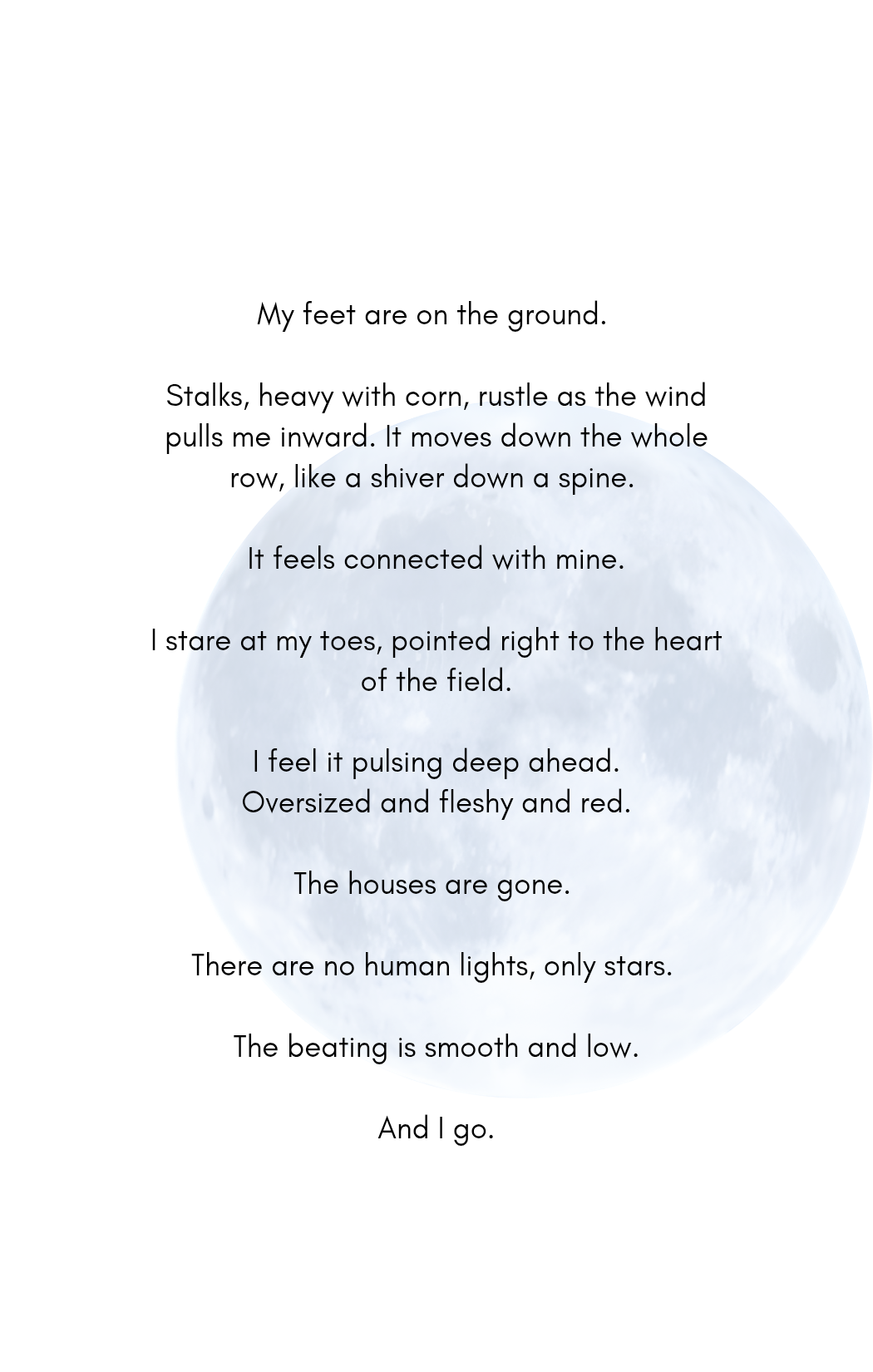 The Moon Was Blue . . . Pocket Prose