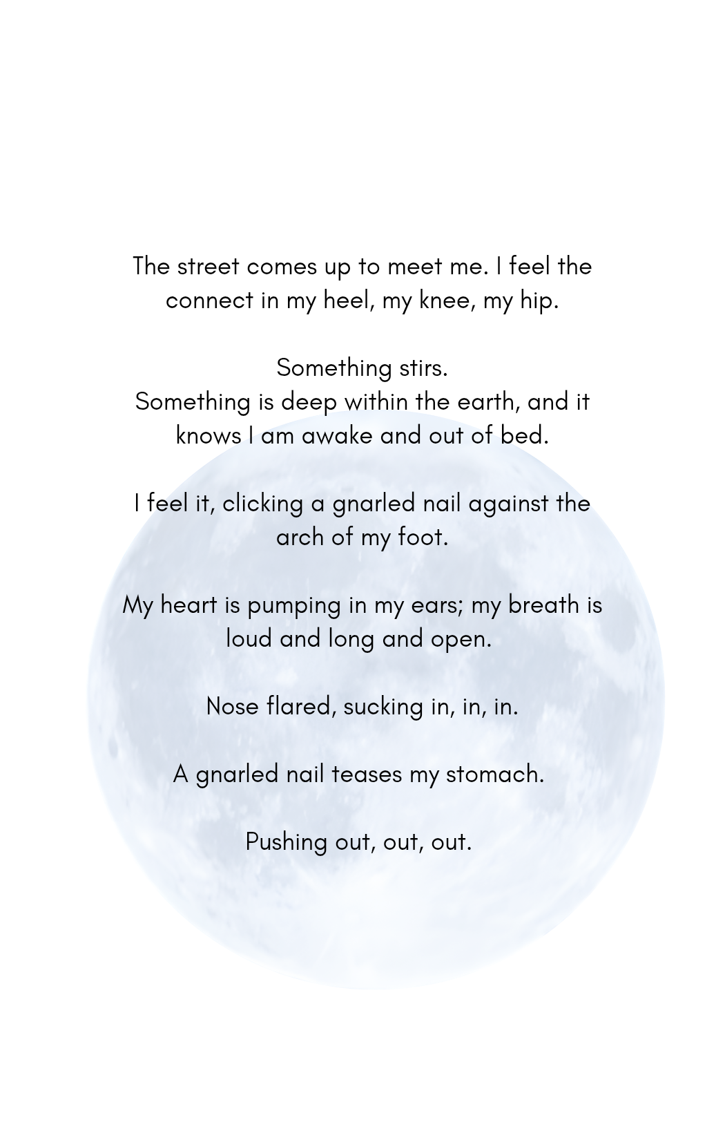 The Moon Was Blue . . . Pocket Prose