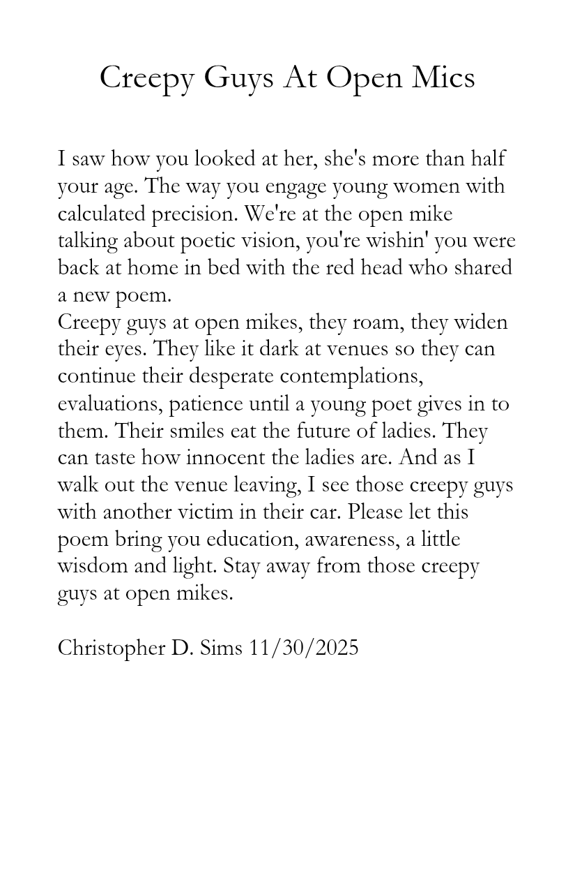 DANGER! Predators in the #815 -- mini zine