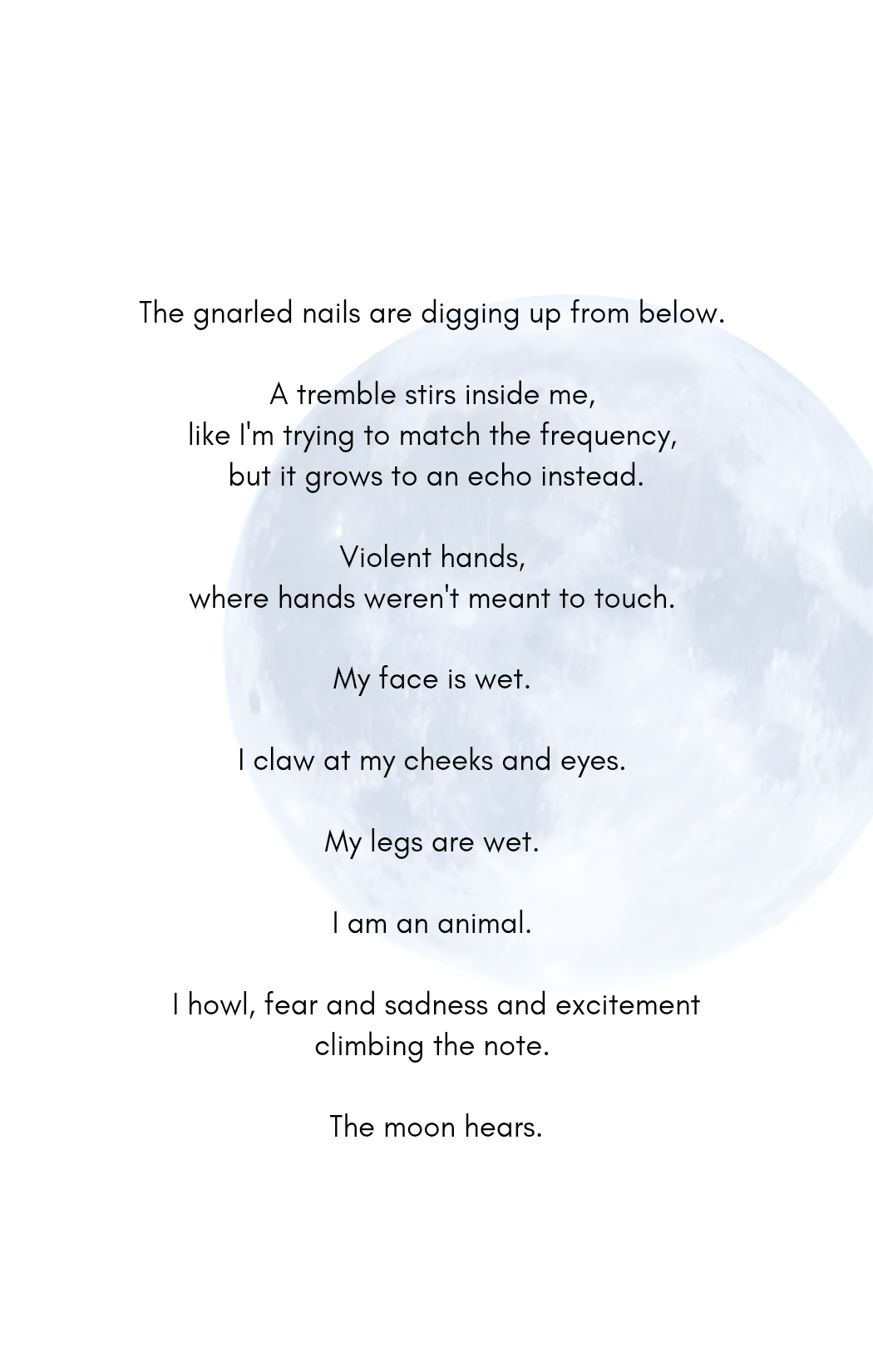 The Moon Was Blue . . . Pocket Prose